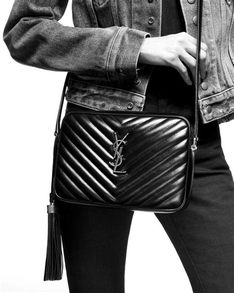 ysl lou camera bag quilted black|saint laurent camera bag sale.